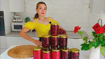 ВИШНЯ МАЛИНА на зиму Домашняя Консервация