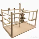 Игровой стенд для попугаев жако