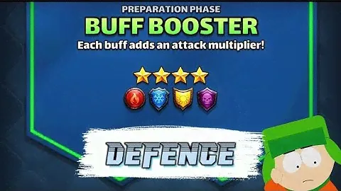 Empires and Puzzles BUFF BOOSTER Tournament Defence Set Up -4* No Nature- PODBITE ULEPSZENIA Obrona