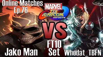 Jako Man VS Whodat_TBFN FT10 Set (MVCI Online Matches Ep.76)
